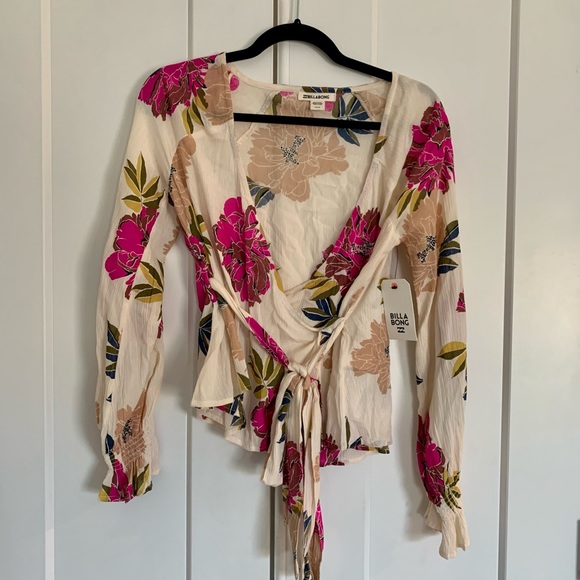 Billabong Daisy Wrap Top - Picture 2 of 3